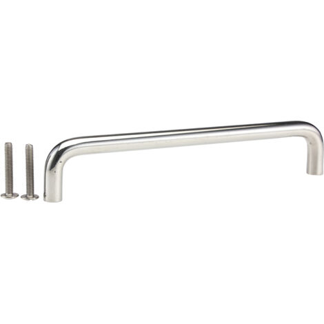 Poignée en Acier inoxydable RS PRO, entraxe 150mm, 159mm x 30 mm x 9mm, Fixations invisibles ( Prix pour Paquet de 2 )