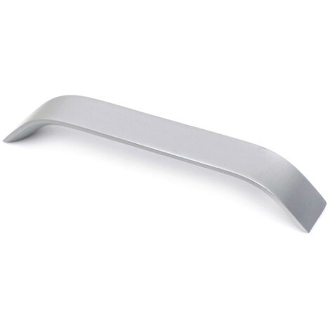 Poignée en aluminium avec finition anodisée mate, dimensions: 177x25x27mm et inserts: 160mm - talla