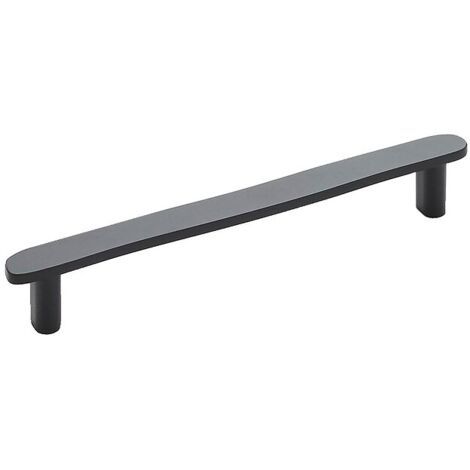 Poignée en zamak Stone - entraxe 160 mm - longueur 190 mm - finition noir mat - METAKOR