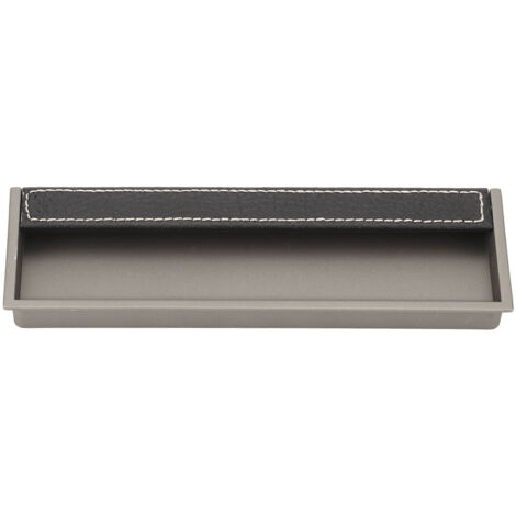 Poignée encastrée pour meuble – Alliage de zinc – Noir – Poignée invisible pour portes et tiroirs