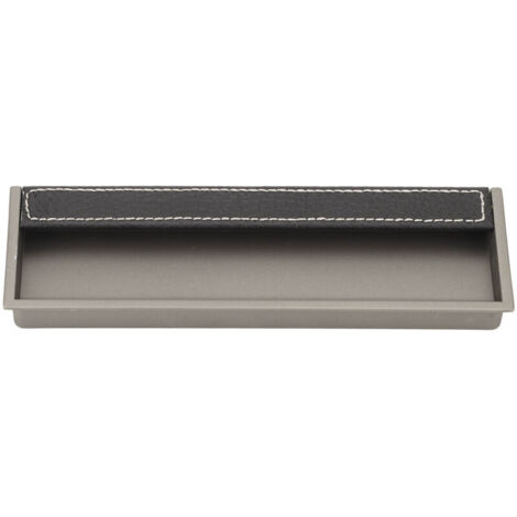 Poignée encastrée pour meuble – Alliage de zinc – Noir – Poignée invisible pour portes et tiroirs