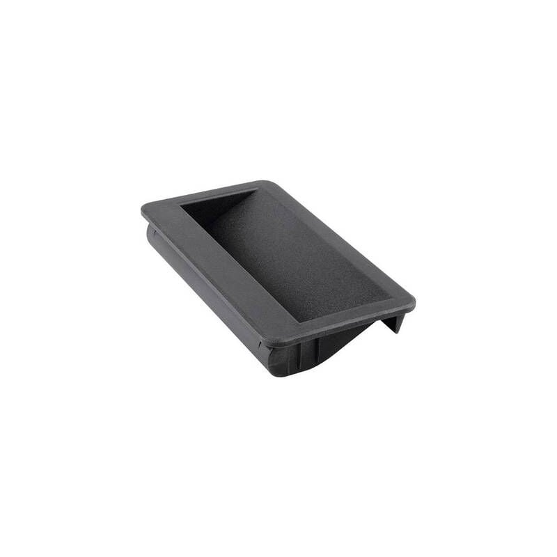 Mentor - 3233.2003 poignée en coquille noir (l x l x h) 110 x 18 x 56.3 mm 1 pc(s)