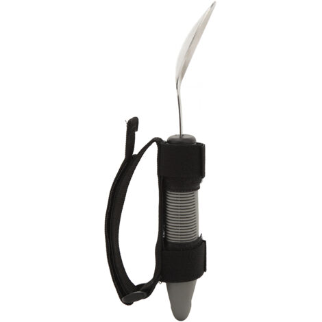 Poignée Ergonomique en Acier Inoxydable pour Cuillère - Aide Manger pour Personnes Âgées et Handicapées