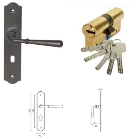 Poignée Et Barillet De Porte D'entre 010403fp Gd Menuiseries