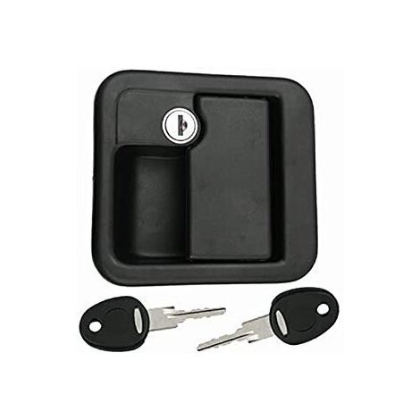 Poignée extérieure noire pour serrure camping-car – Résistante aux intempéries – Prise en main ergonomique – Installation facile – FAP