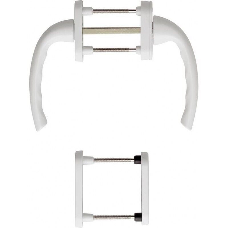 FP - Poignée fenetre 0710RH/66N/U26/0710 F9016 N12AW 7 pz 68-73 mm