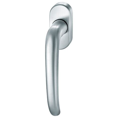 Poignée fenetre ,34x7mm 0 34 1023,oval,Alu F1