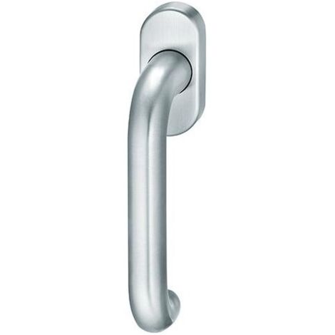 Poignée fenêtre,oval,Acier inoxydable34 1146, Broche 24-38mm