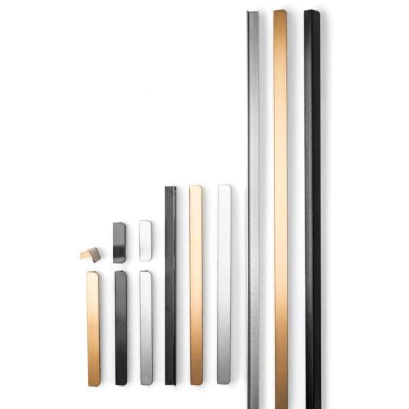 Poignée flapp - Décor : Inox brossé Fosun