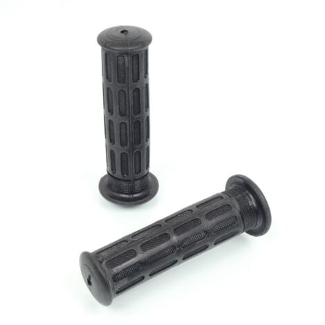 Poignée Générique type Honda Ø22/25mm noir embout fermé pour moto