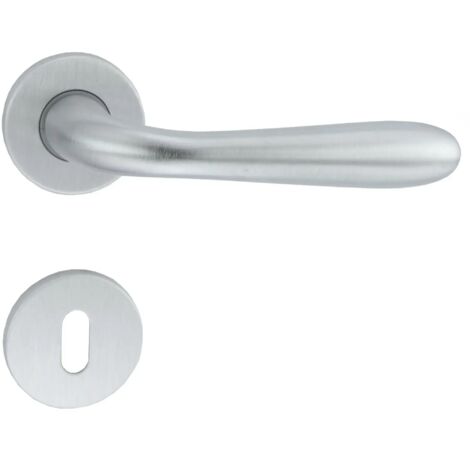 Poignée goutte chrome satiné 45x117