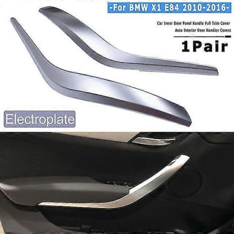Poignée intérieure de porte latérale noire/beige pour BMW X1 E84 18d/18i/20d/23dx/28i (2008-2016) - Cache de poignée en plastique ABS - Référence : 51412991776 - Poignées de porte intérieures - Finiti