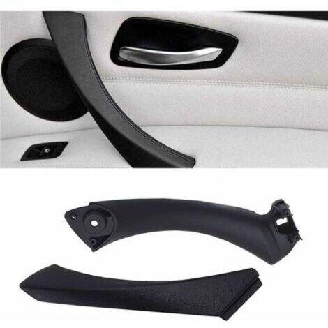 Poignée intérieure droite + cache extérieur pour porte passager – Compatible avec BMW Série 3 E90, E91, E92, E93 (323i, 325i, 328i, 330i, 335i)