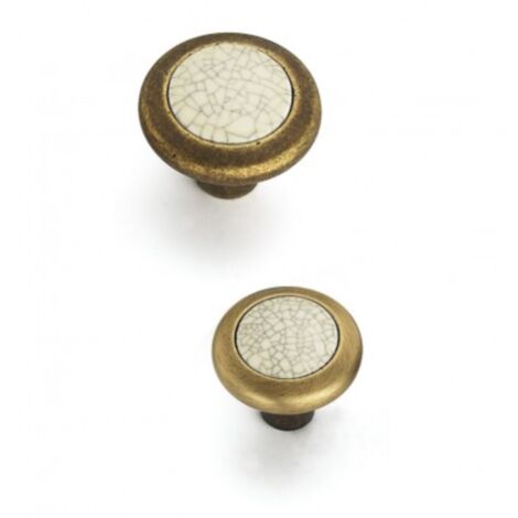 Poignée Liki 9831 - talla Craquelé/Bronze rustique. 24mm. ⌀28mm.