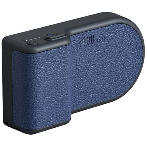 Poignée magnétique pour téléphone portable Bluetooth bleu