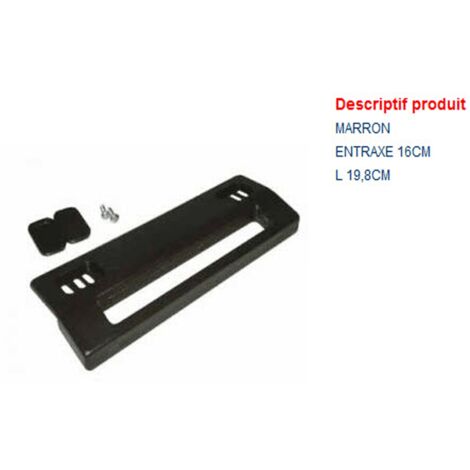 POIGNEE MARRON LONGUEUR 198 ENTRAXE 160 POUR REFRIGERATEUR - 204.063