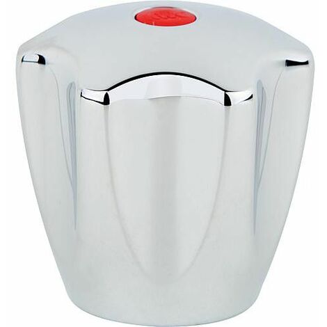 Poignee metallique KWC Corona chromee, chaud, N° fabricant:Z.503.008.000
