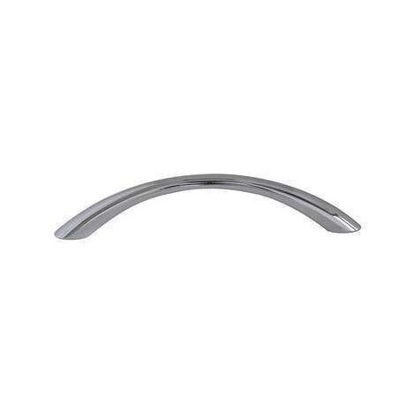 Poignée Meuble Contemporaine Zamak Chromé 96mm B BEAUTY