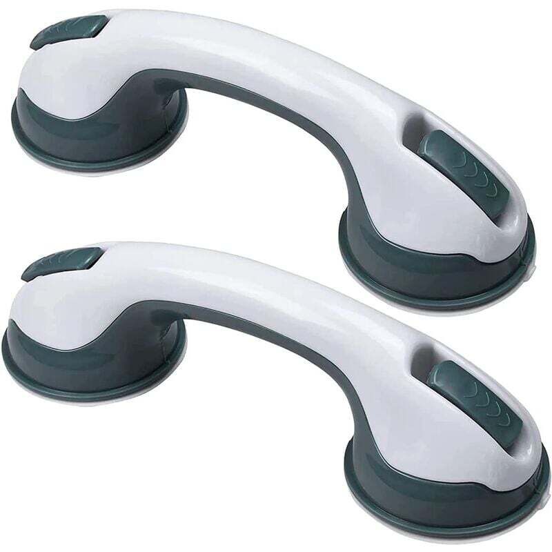 LaBlanc - Poignée de Douche avec 2 Ventouse - poignée de baignoire-sans perçage - barres d'appui antidérapantes pour salle de bain pour personnes