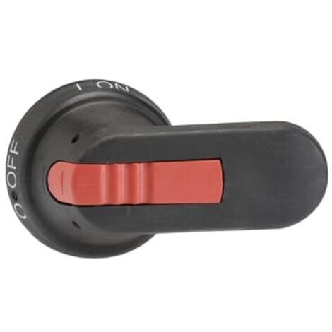 Poignée Pistolet noire 80mm pour Axe 12mm pour Inverseur 1SCA022399R8610 ABB 913574