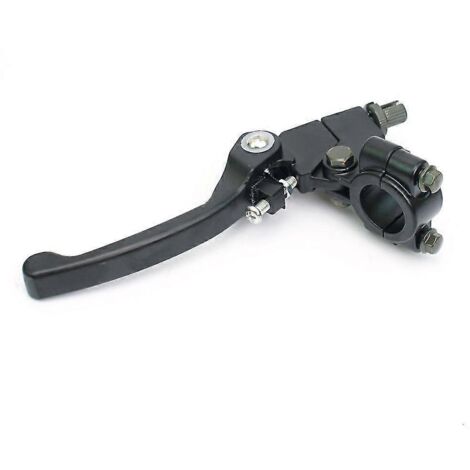 Poignée pliable 22 mm pour pompe de frein hydraulique et levier d'embrayage pour quad/moto tout-terrain/motocross 50-250 cm³ CRF KLX TTR Apollo 125 (gauche)