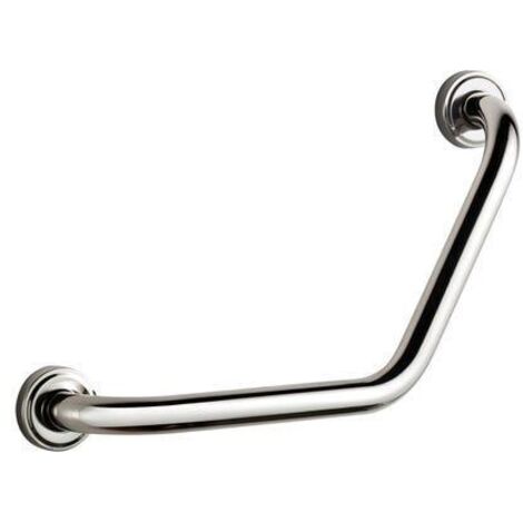 Poignée Pmr Coudée Bain Douche 135° Chromé