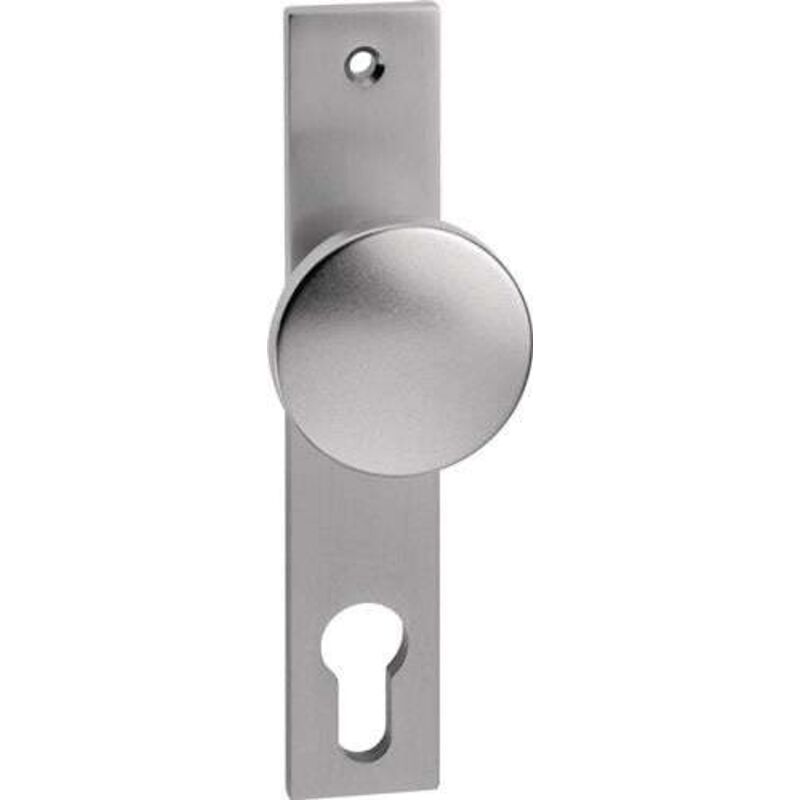 Bouton de boîtier de serrure 1317/7020 fixe Alu.F1/naturel.4-KT.8mm - 1317/7020/01 - EDI