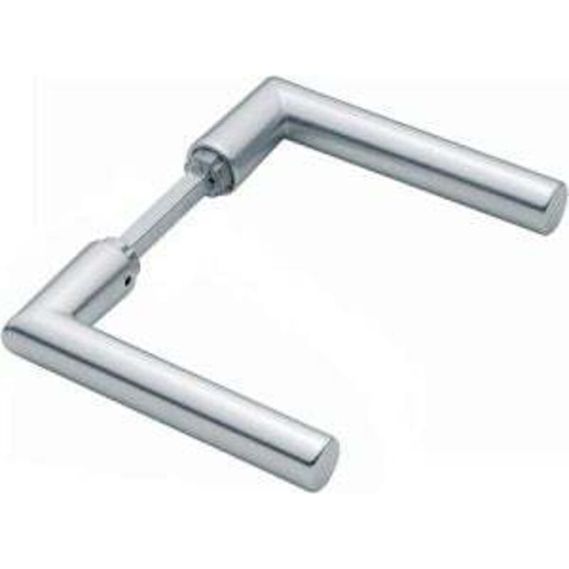 Hoppe Paire de béquilles de porte Ams.1400 Alu.F1 sans rosaces vk 8mm - 3388590