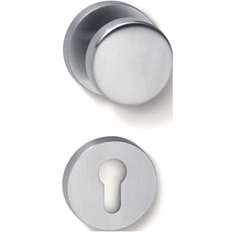 Poignée porte 162XAH13.237 acier inoxydable XA pour épaisseur de porte 38,1 - 48,0 mm PZ rond DIN gauche / droite HEWI
