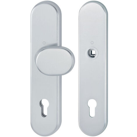 Poignée porte 86G/3331/3310 Alu.F4 92mm 67-77mm HOPPE