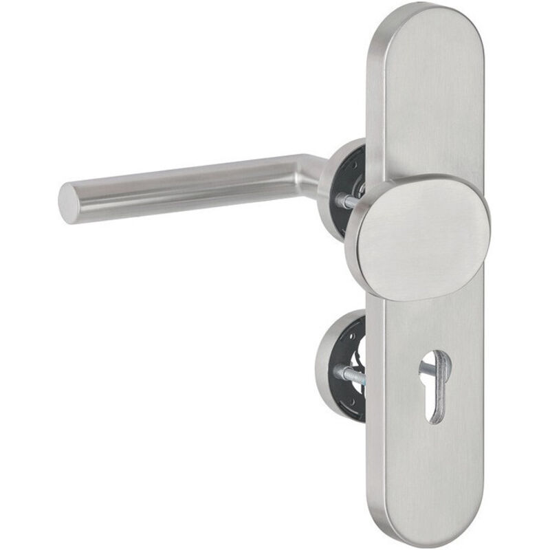 Hermat - Poignée porte combinée 1802.ROS/2089.PZS/3128 va 72mm 36-53mm