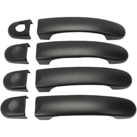Poignee Porte Coulissante 8 pcs Pour T5 T6 Caddy 2003 2004 2005 2006 2007 2008 2009 2010 2011 Noir