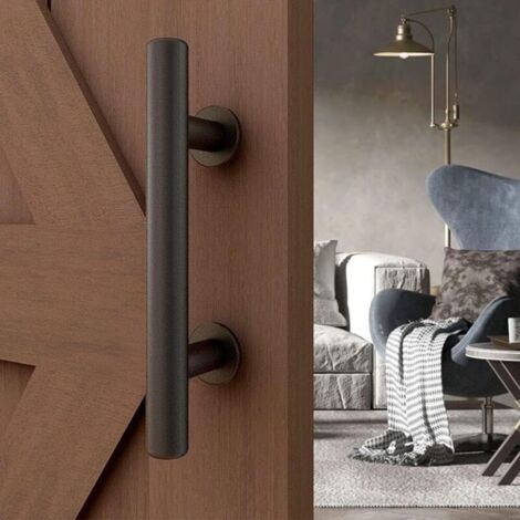 Poignee Porte Coulissante Poignee de Porte Noire Poignée de Porte de Grange Moderne