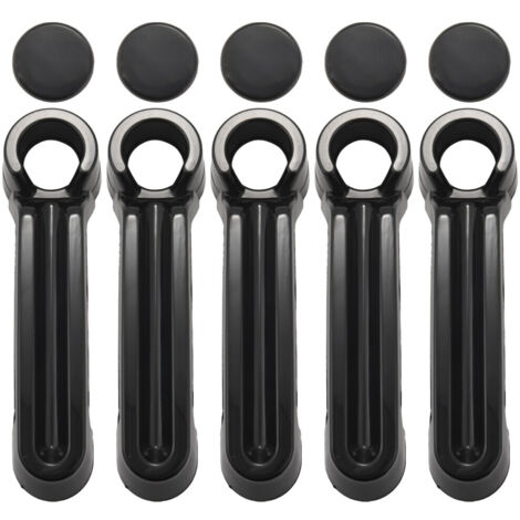 Poignée porte extérieure et enjoliveur hayon pour JK 07-17 Liberty Nitro noir