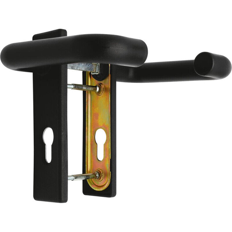 Deni - Poignée porte FH-DD-Grt. ovale Kursch.PZ.Kst.schwarz