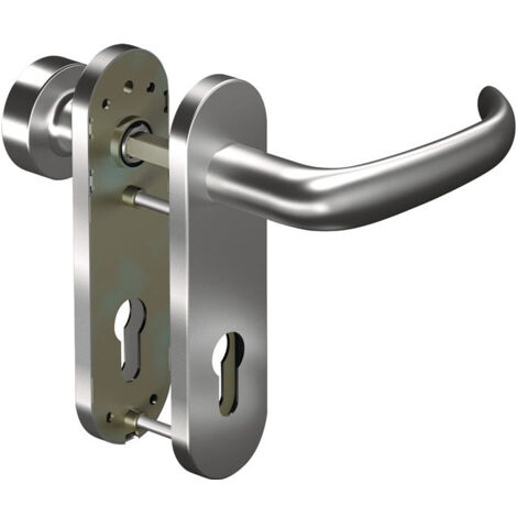 Poignée porte FS CORE+8999/3020/7051K Alu.AL D/K TS 38-63mm PZ rd Gauche/Droite OGRO