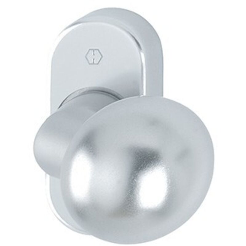 Hoppe - Poignée porte fs-pt -Knopf auf Ros. FS-E50G/55 FEST,F69