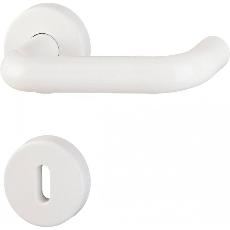 Hoppe - Poignée porte K138L/15/15S, bb blanc