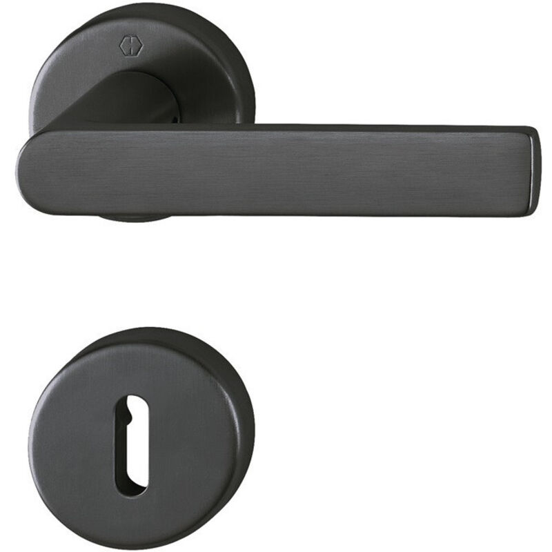 Hoppe - Poignée porte Los Angeles M1642/42KV/42KVS ms F96-1-R rd.OB din g/d d/d