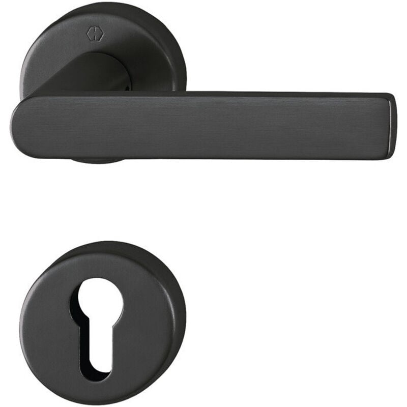 Poignée porte Los Angeles M1642/42KV/42KVS ms F96-1-R rd.PZ din g/d d/d Hoppe