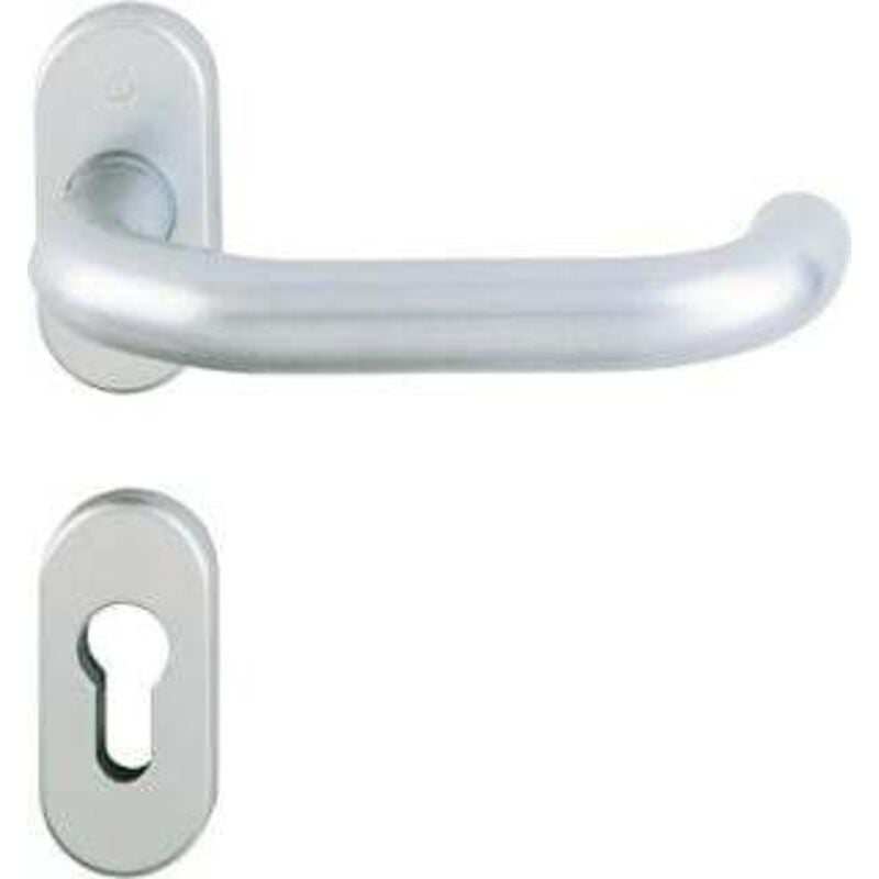 Hoppe - Garniture fs Paris FS-138GF/55/55S Alu.F1-2 d/d ts 55-75mm pz ov.DIN l/r - 8185019