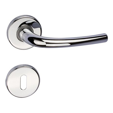 Poignée porte PZ,Sabina avec Rosetten,Chrom