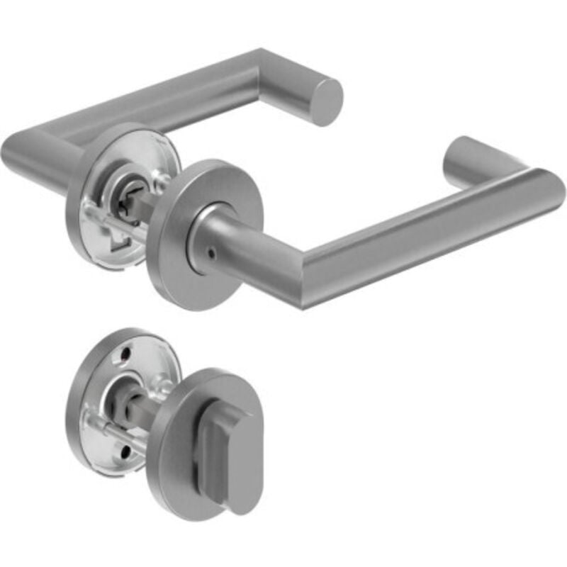 Deni - Poignée porte WC-Grt. er Forme en l avec d. Forme l avec d.