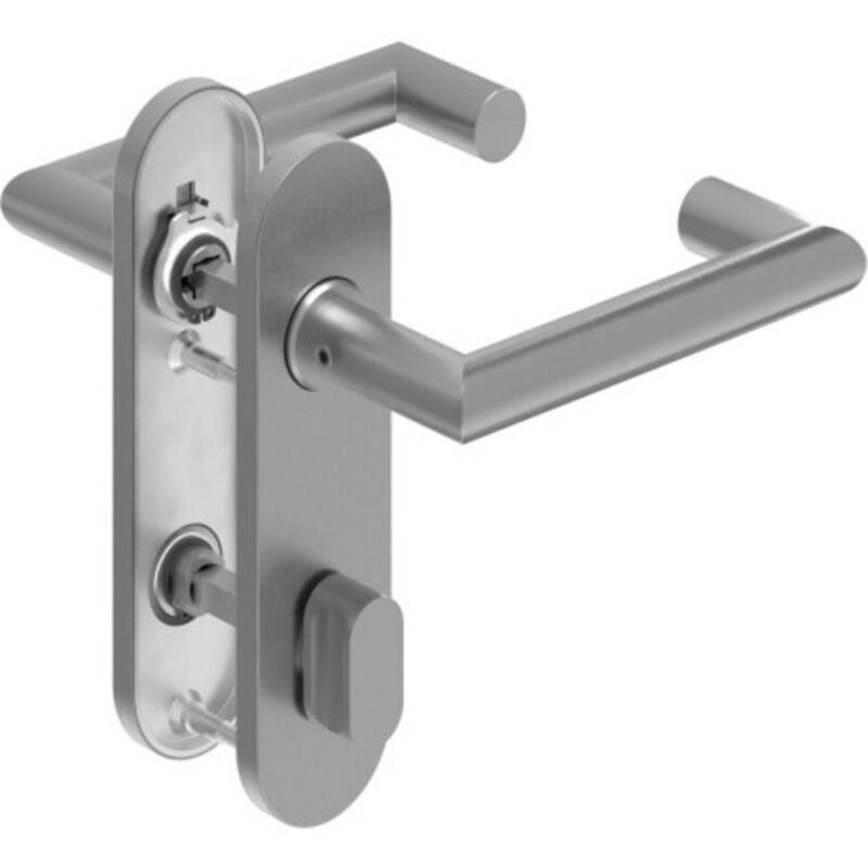 Deni - Poignée porte WC-Grt. er Forme l avec d. Forme en l avec re.