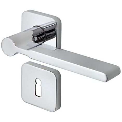Poignée porte WC,ID-9 avec Rosetten,Chrom