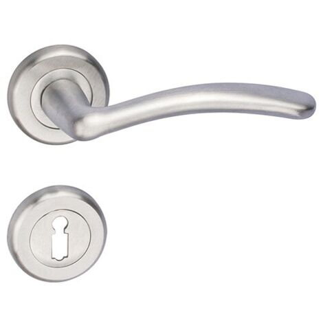 Poignée porte WC,Phedra avec Rosetten,Mattchrom