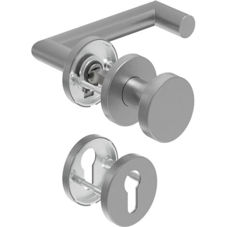 Poignée porte WE-Grt. ER 9 mm LS Forme L avec re. FS. PZ Forme en L avec. FS. PZ