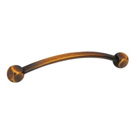 Poignée pour meuble SIRO Zamak - 140 x 86 mm - Laiton antique brossé