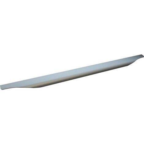 Poignée profil longueur 495 mm aluminium finition inox brossé - CADAP