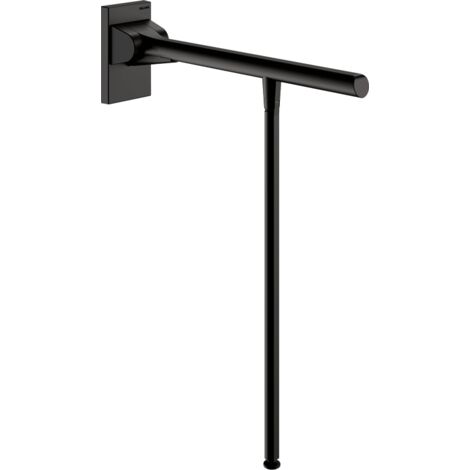Poignée rabattable de soutien Delabie Be-Line avec pied D42 L.650 aluminium mat noir